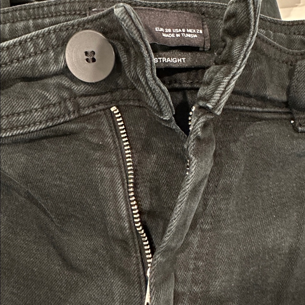 Zara The Marine Striaght Leg Jeans - Picture 3 of 7
